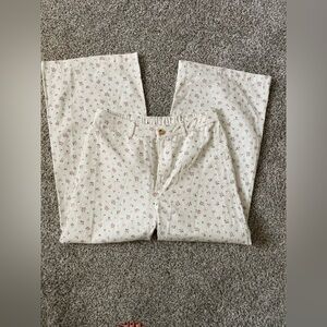 TALULAH Cream Floral Pants